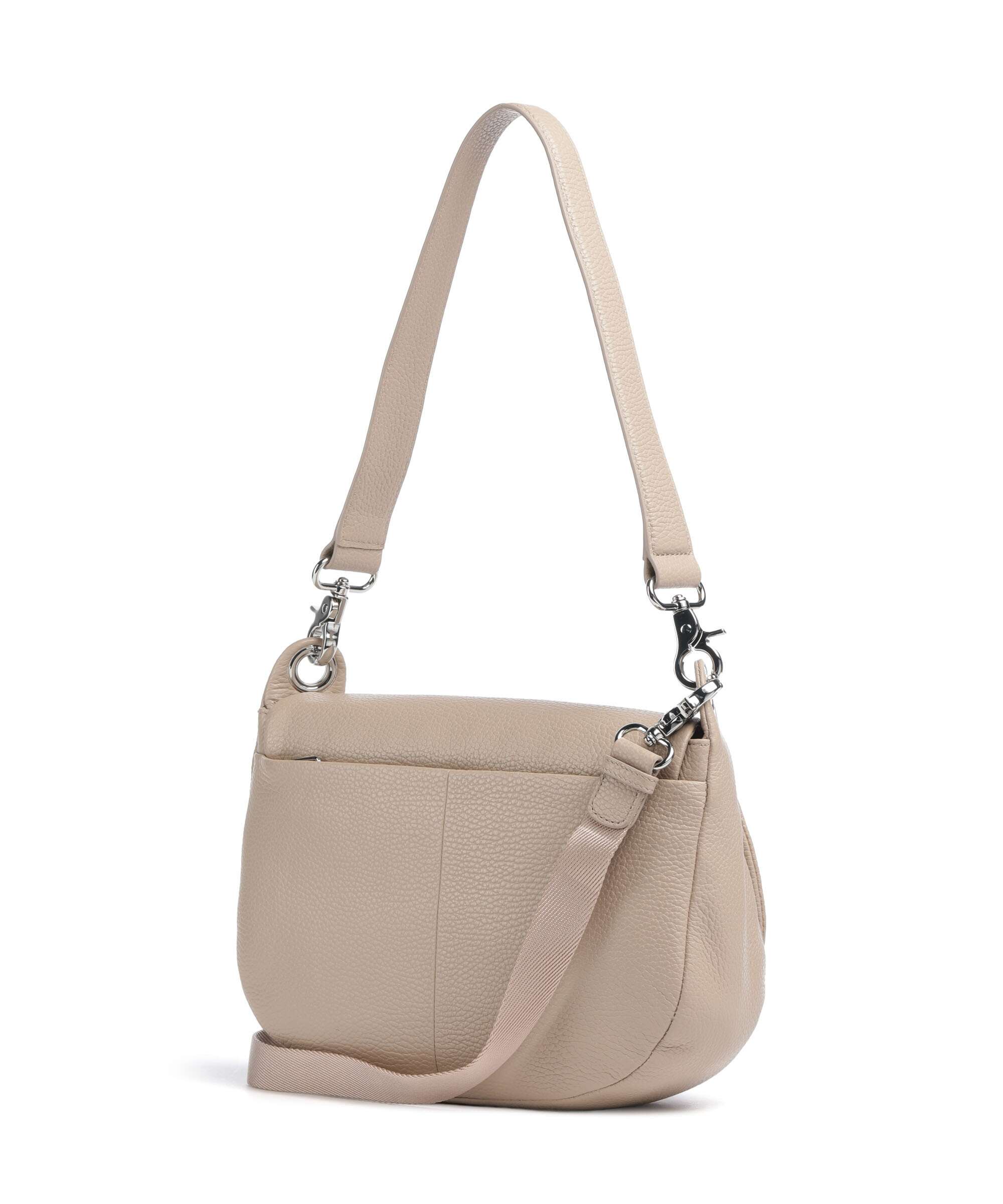 Mandarina Duck Mellow Leather Shoulder bag warm taupe