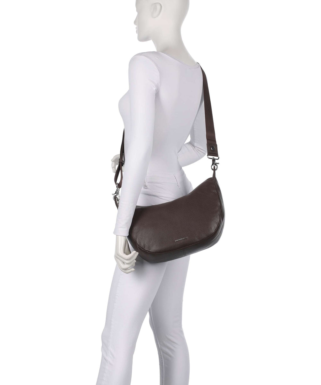 Mandarina Duck Mellow Leather Shoulder bag espresso