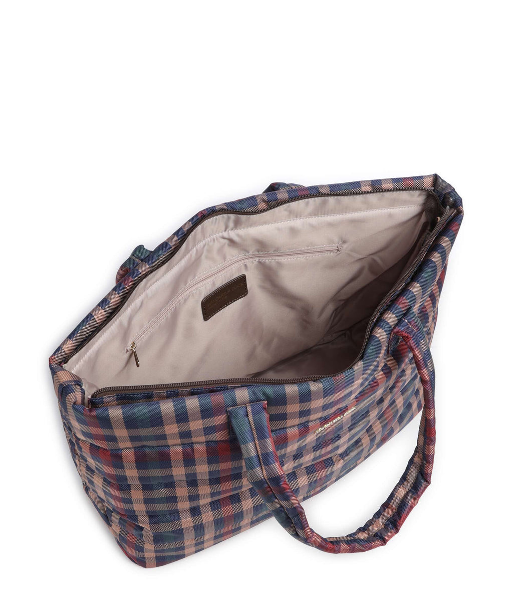 Mandarina Duck Tartan Tote bag tartan brown
