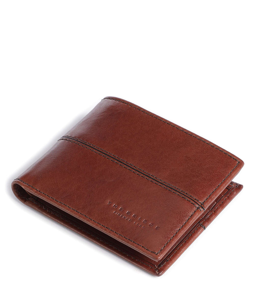 The Bridge Vespucci Credit card holder marrone