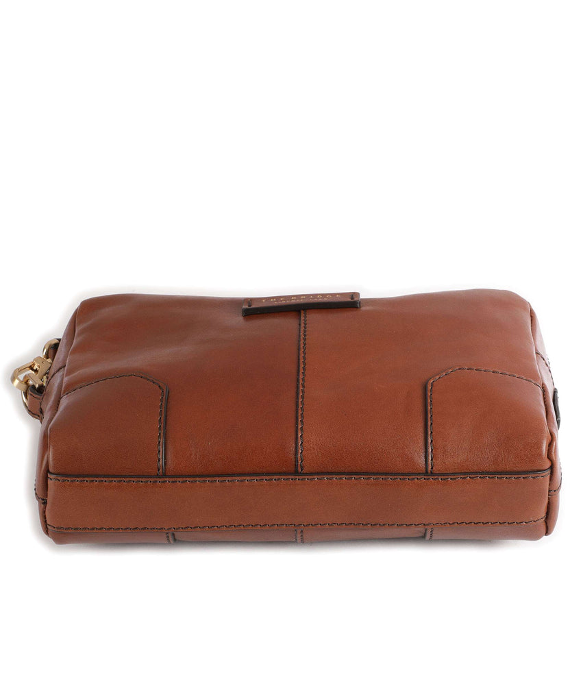 The Bridge Vespucci Wristlet marrone