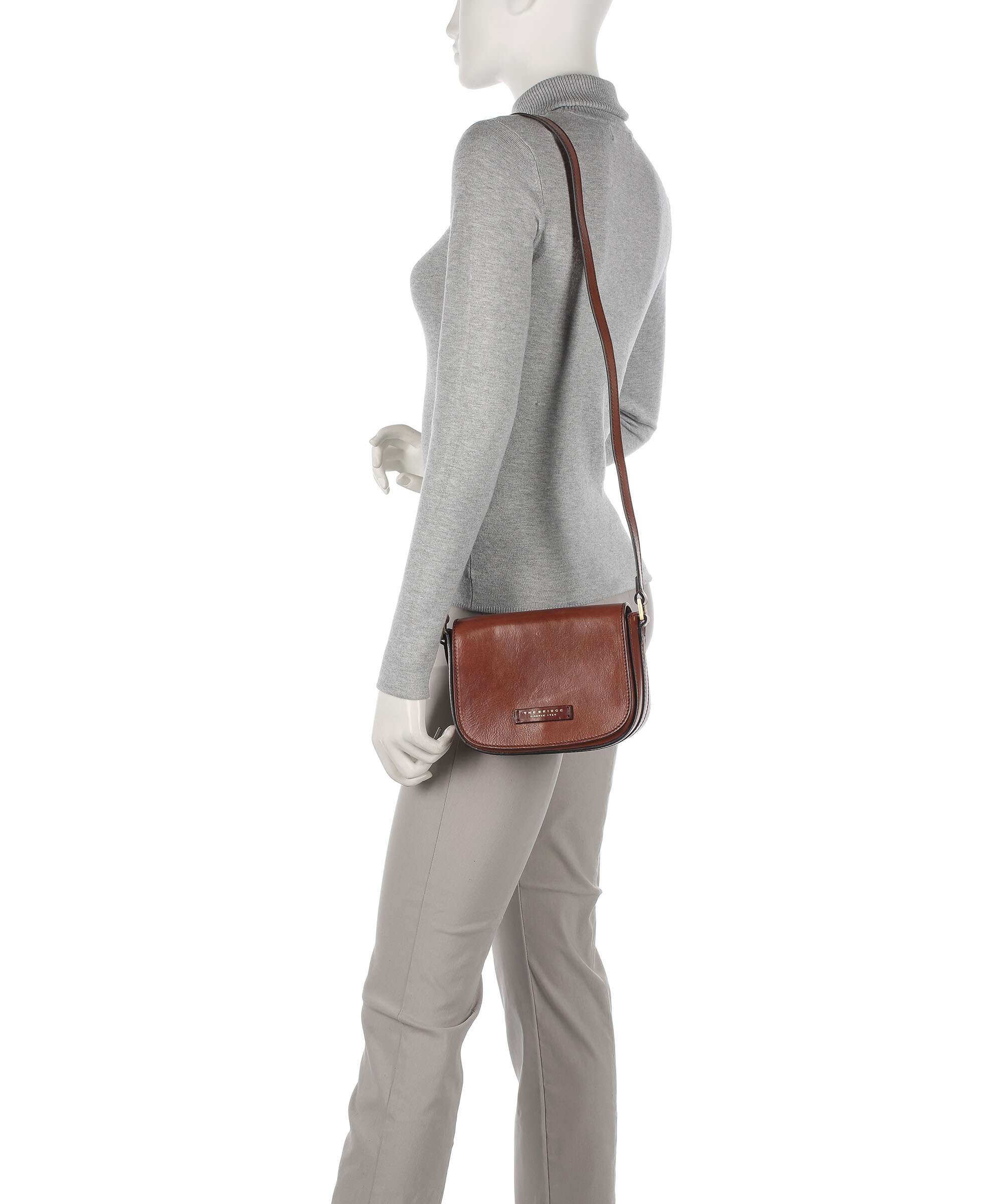The Bridge Vittoria Crossbody bag marrone