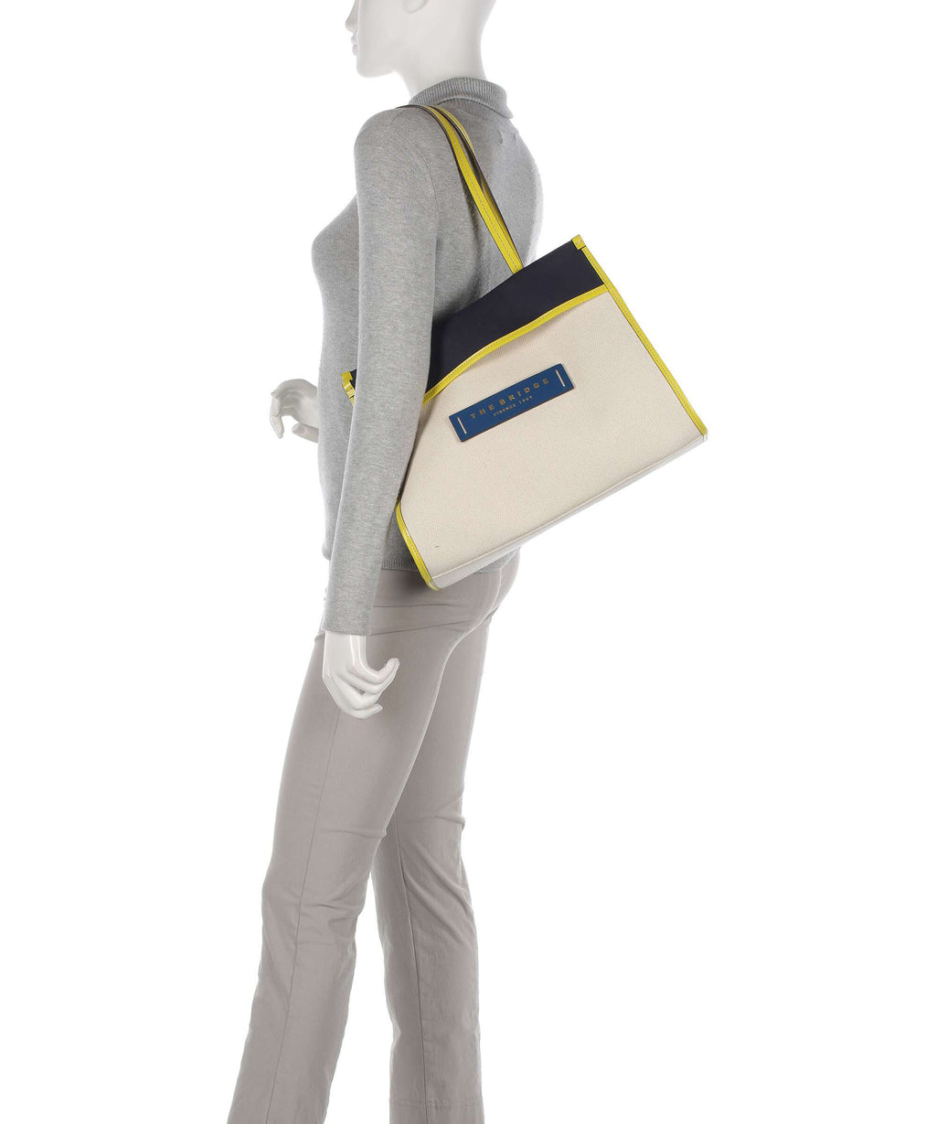 The Bridge Elisa Tote bag naturale jeans lime
