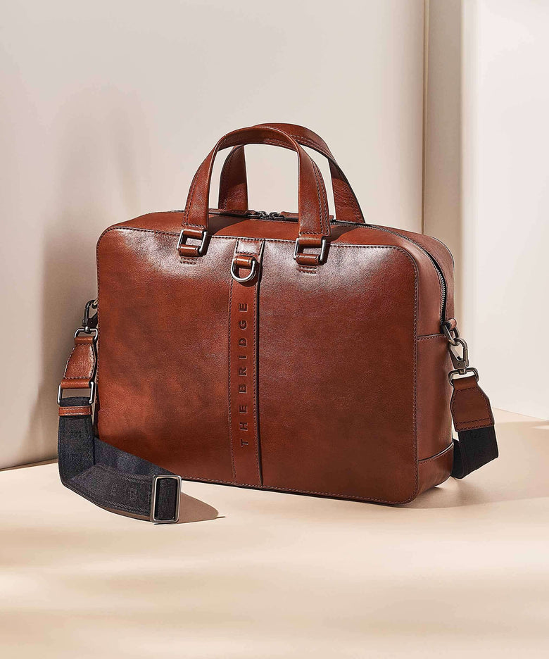 The Bridge Giacomo Briefcase brown