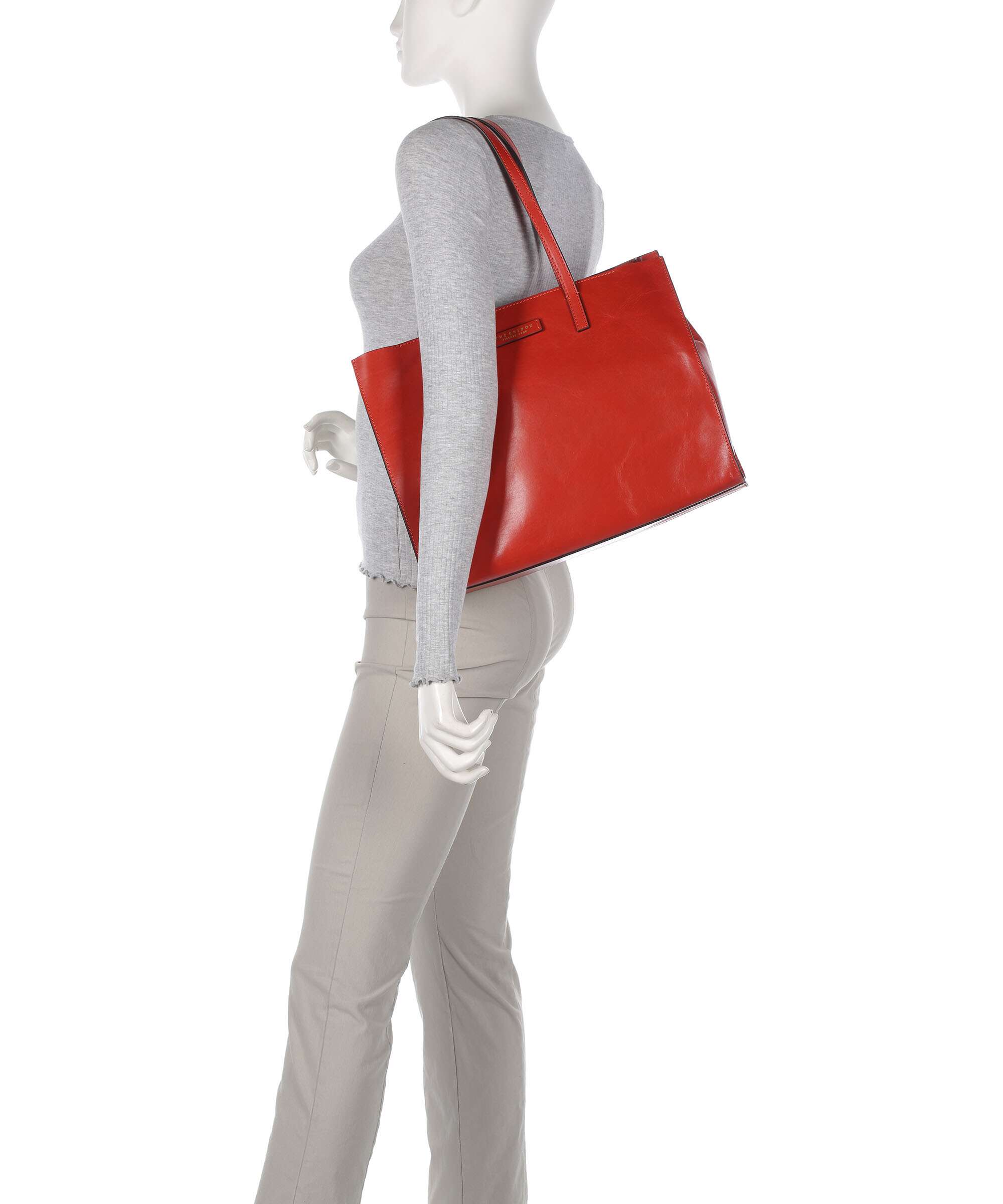 The Bridge Mirra Tote bag burnt orange