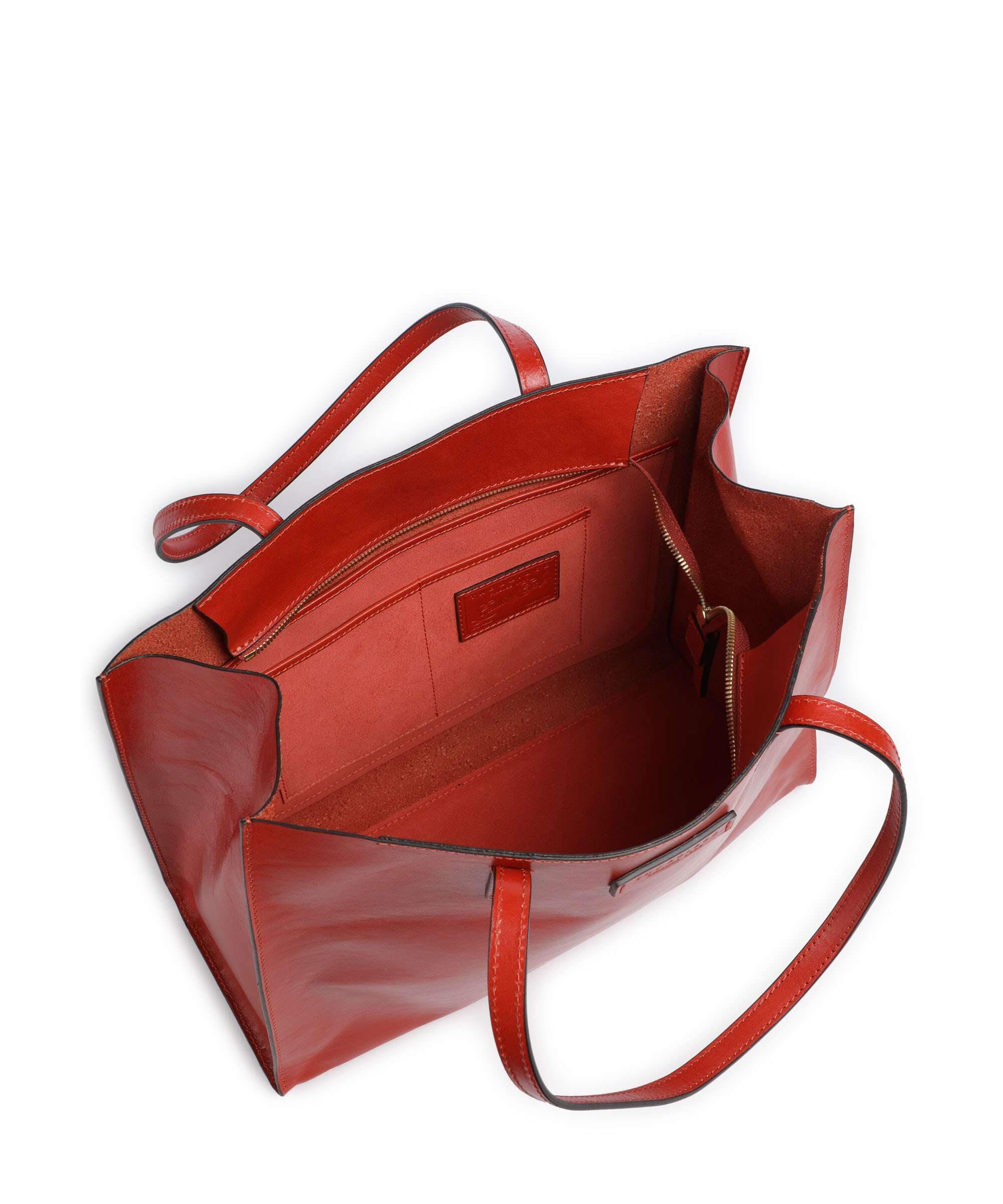 The Bridge Mirra Tote bag burnt orange