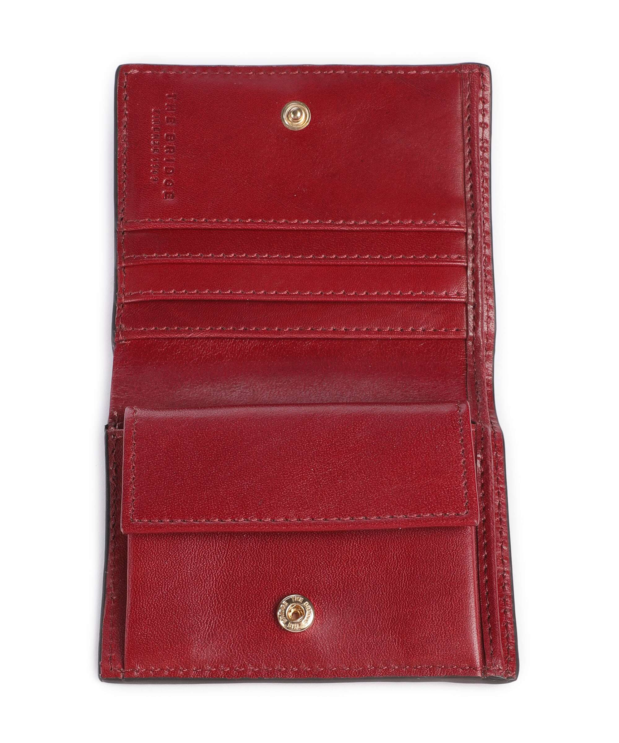 The Bridge Lucrezia Wallet rosso ribes