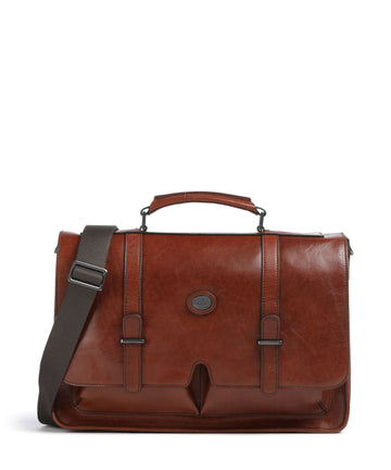 The Bridge Isaia Briefcase marrone/rut scamosciato opaco