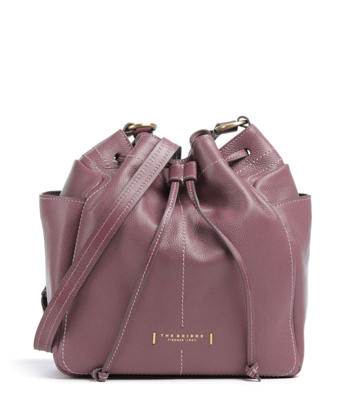 The Bridge Letizia Soft Bucket bag orchidea