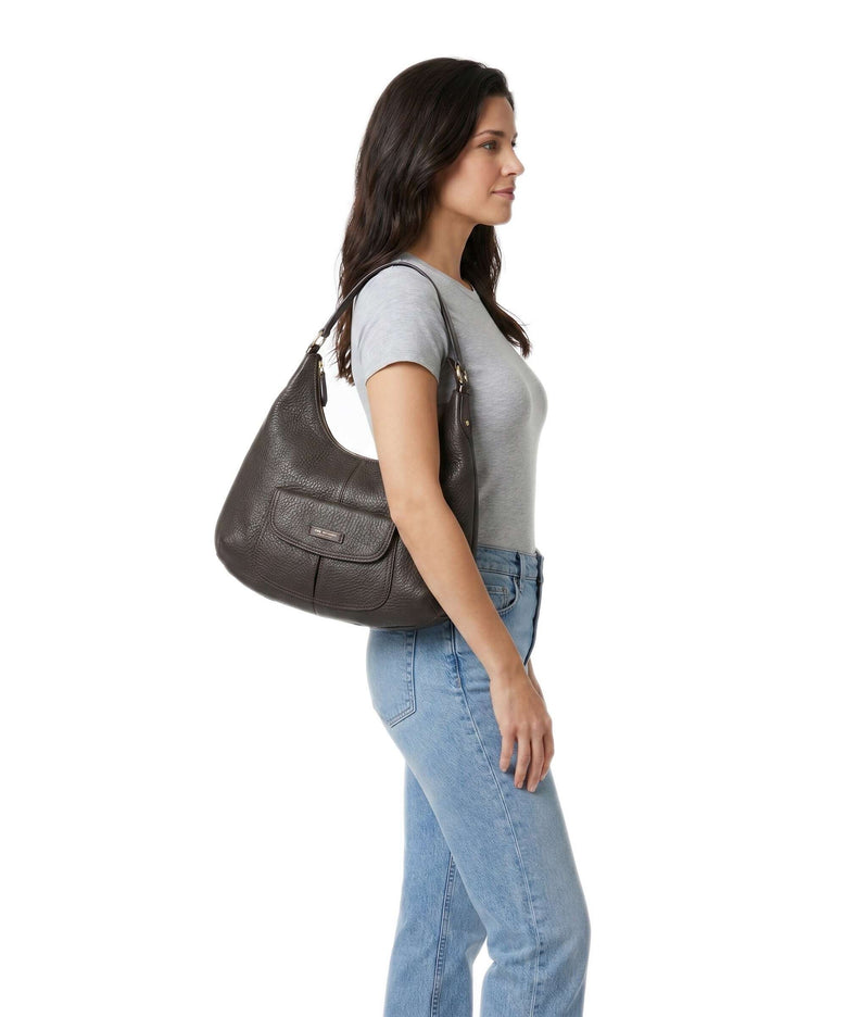The Bridge Martina Hobo bag moka