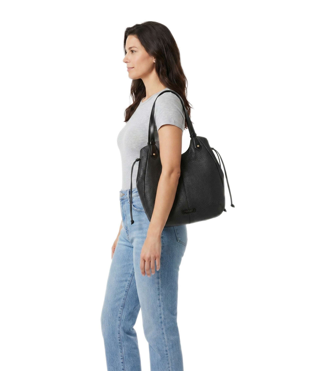 The Bridge Martina Hobo bag nero