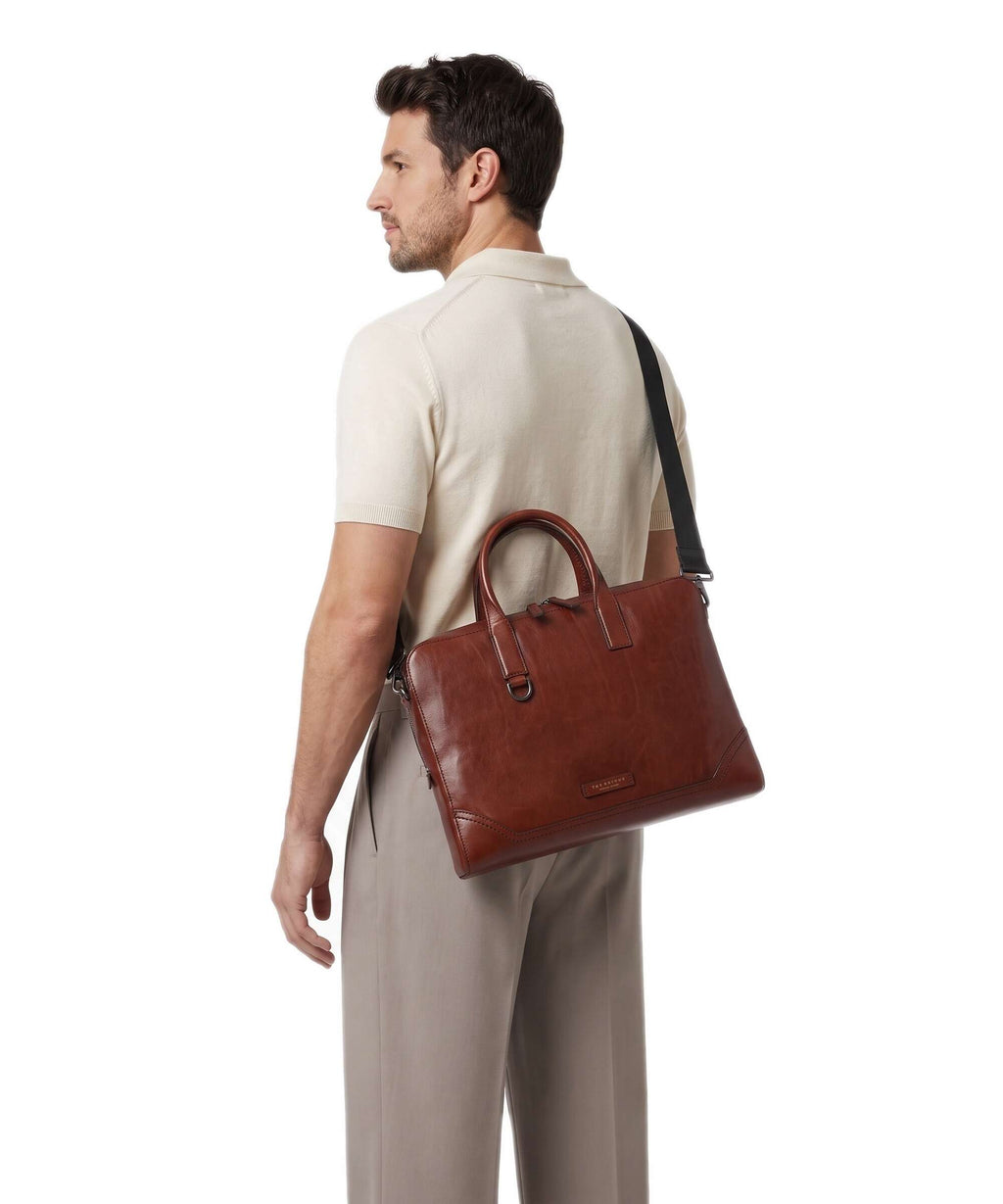 The Bridge Matteo Briefcase marrone