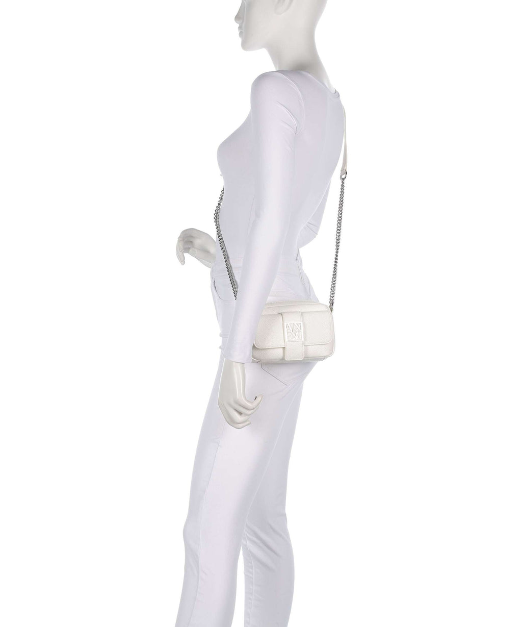 Armani Exchange Susy Soft Crossbody bag off white