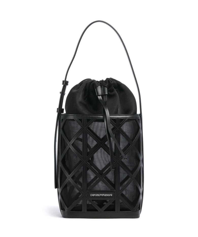 Emporio Armani Deva M Bucket bag nero