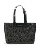 Armani Exchange Liz Patent M Shopper black