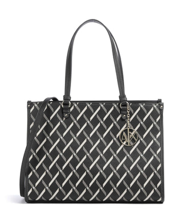 Armani Exchange Gynger Logo Cabas black