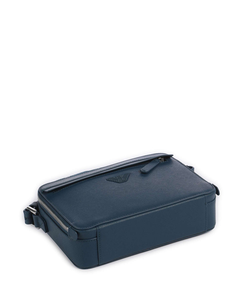 Emporio Armani Business Regenerated Crossbody bag legion blue