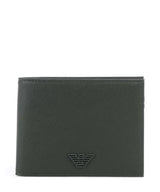 Emporio Armani Saffiano Animation Portefeuille deep forest