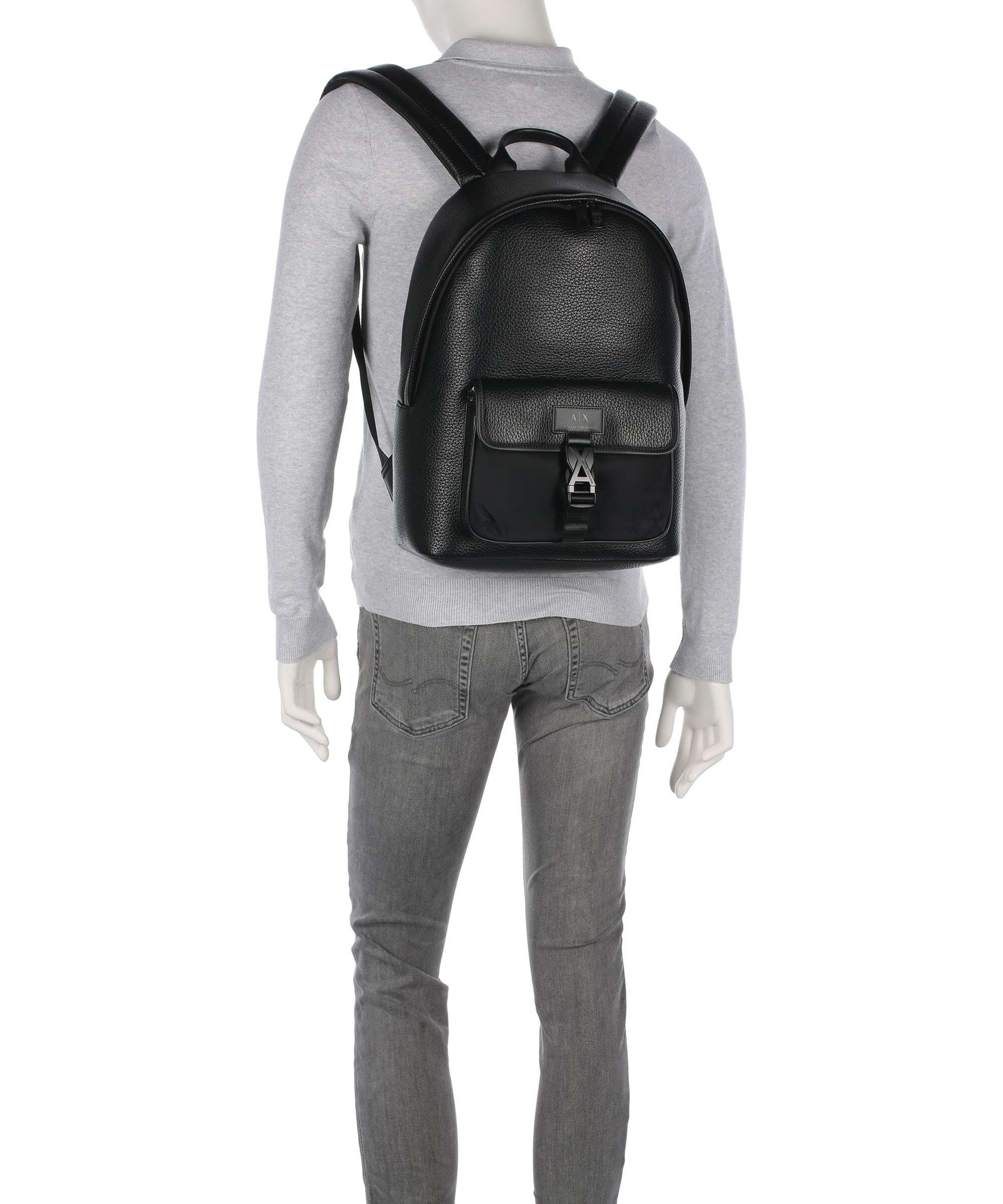 Armani Exchange Simon Backpack black