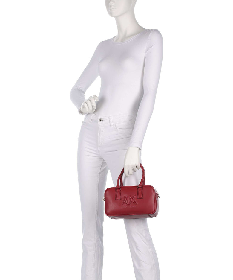 Armani Exchange Scarlett S Handbag red dahlia