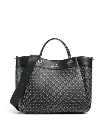 Armani Exchange Wave Monogram L Sac à main black
