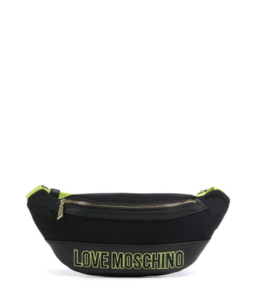 Love Moschino Free-Time Sac banane nero/lime