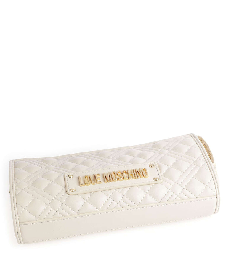 Love Moschino Quilted Shoulder bag avorio