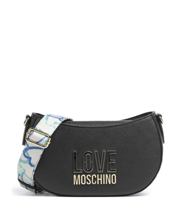 Love Moschino Jelly Logo Sac bandoulière nero