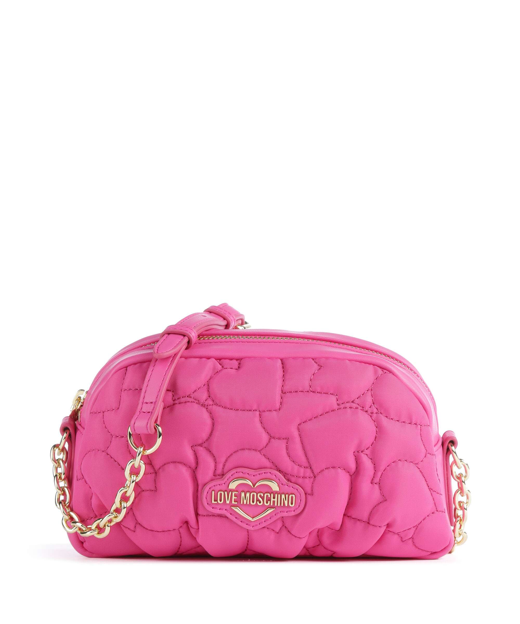 Love Moschino Puffy Heart Crossbody bag fuxia