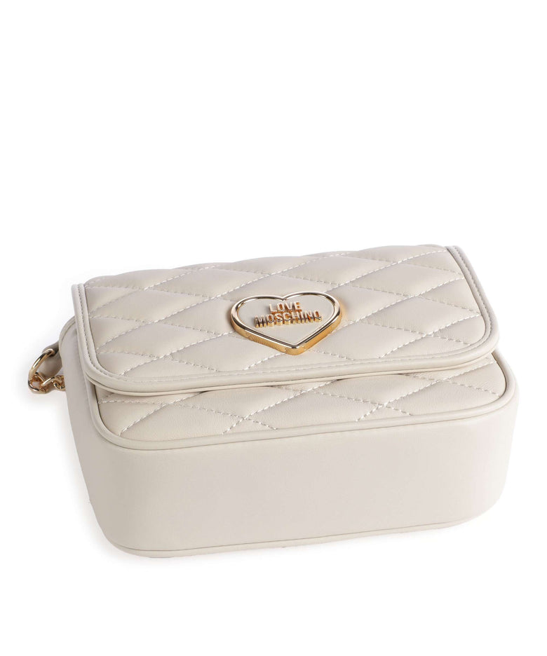 Love Moschino Romantic Crossbody bag avorio