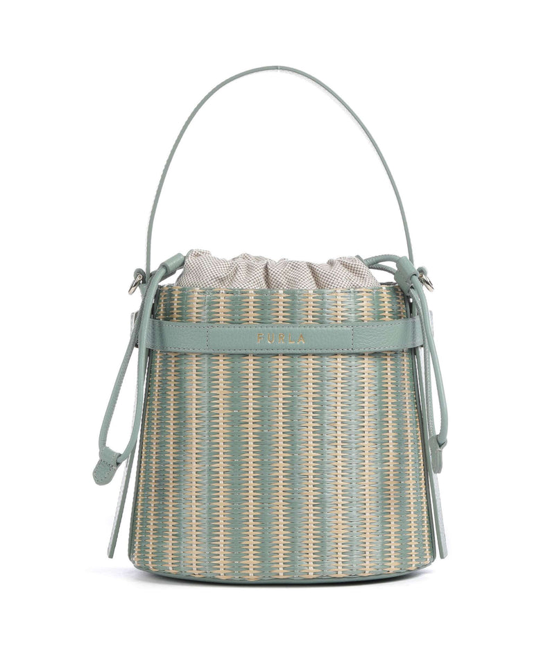 Furla Giove Mini Bucket bag toni mineral green
