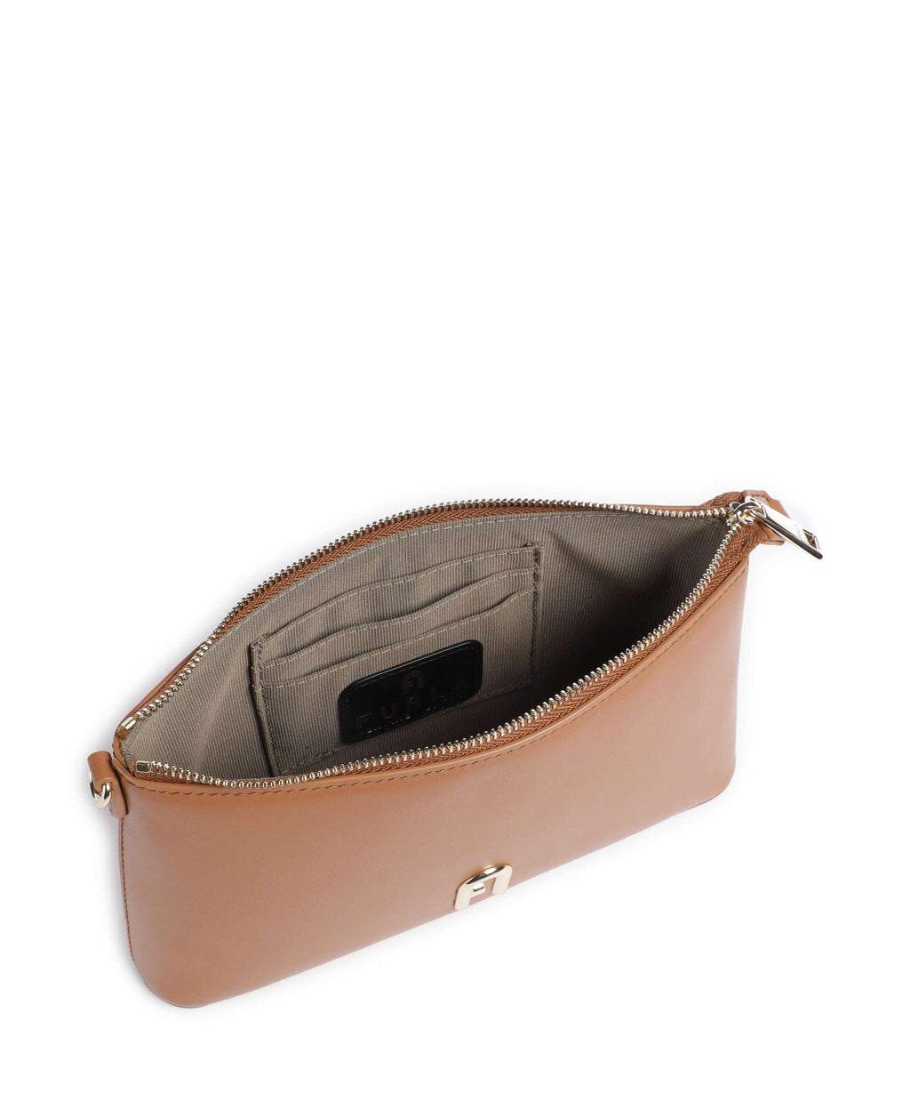 Furla Diamante Mini Crossbody bag brandy
