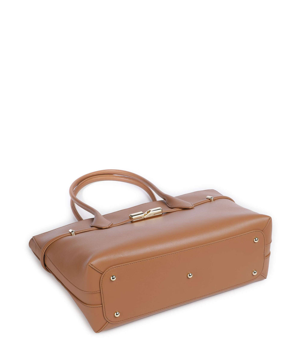 Furla Goccia L Tote bag brandy