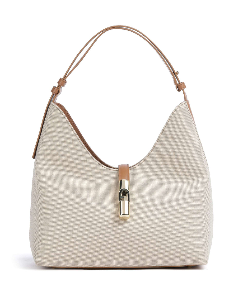 Furla Goccia M Hobo bag naturale/brandy