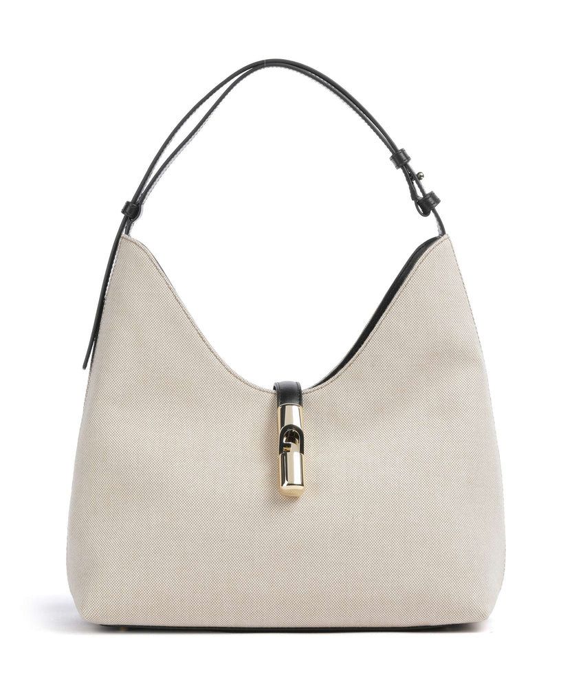 Furla Goccia M Hobo bag naturale/nero