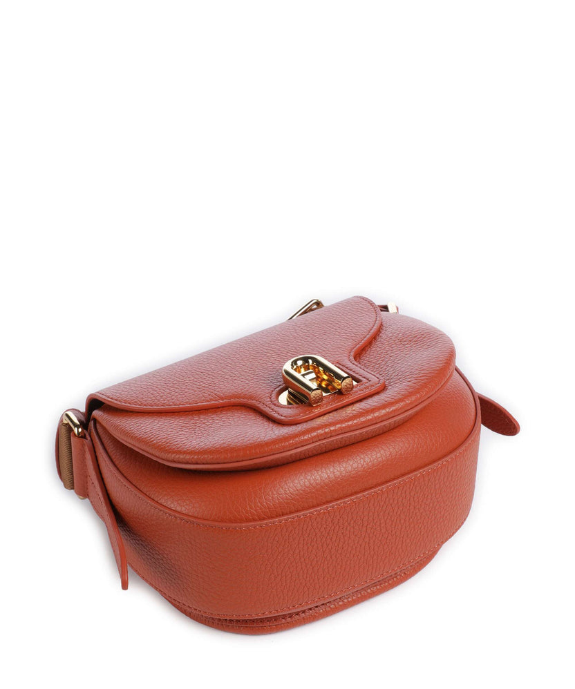 Furla Lotus Mini Crossbody bag cotto, toni cognac