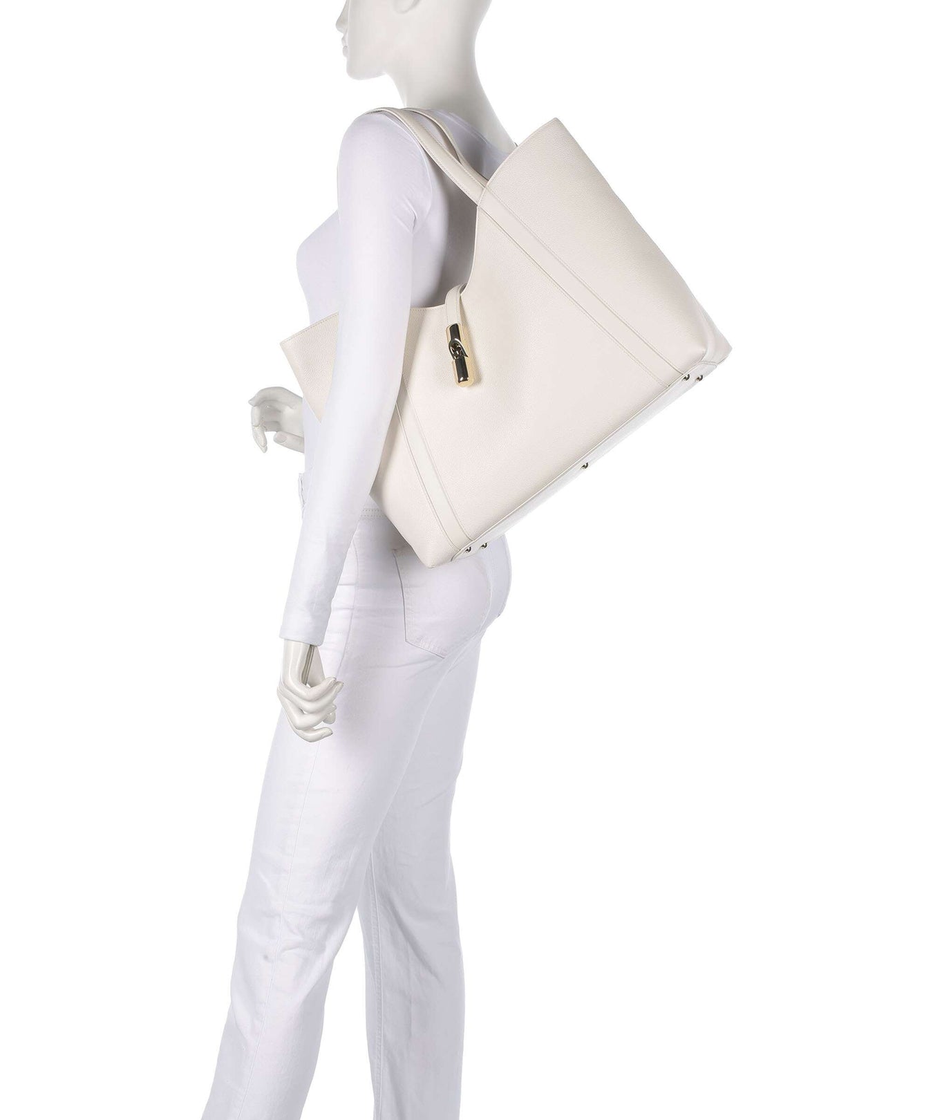 Furla Goccia XL Tote bag panna