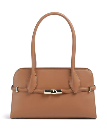 Furla Goccia M Shoulder bag brandy