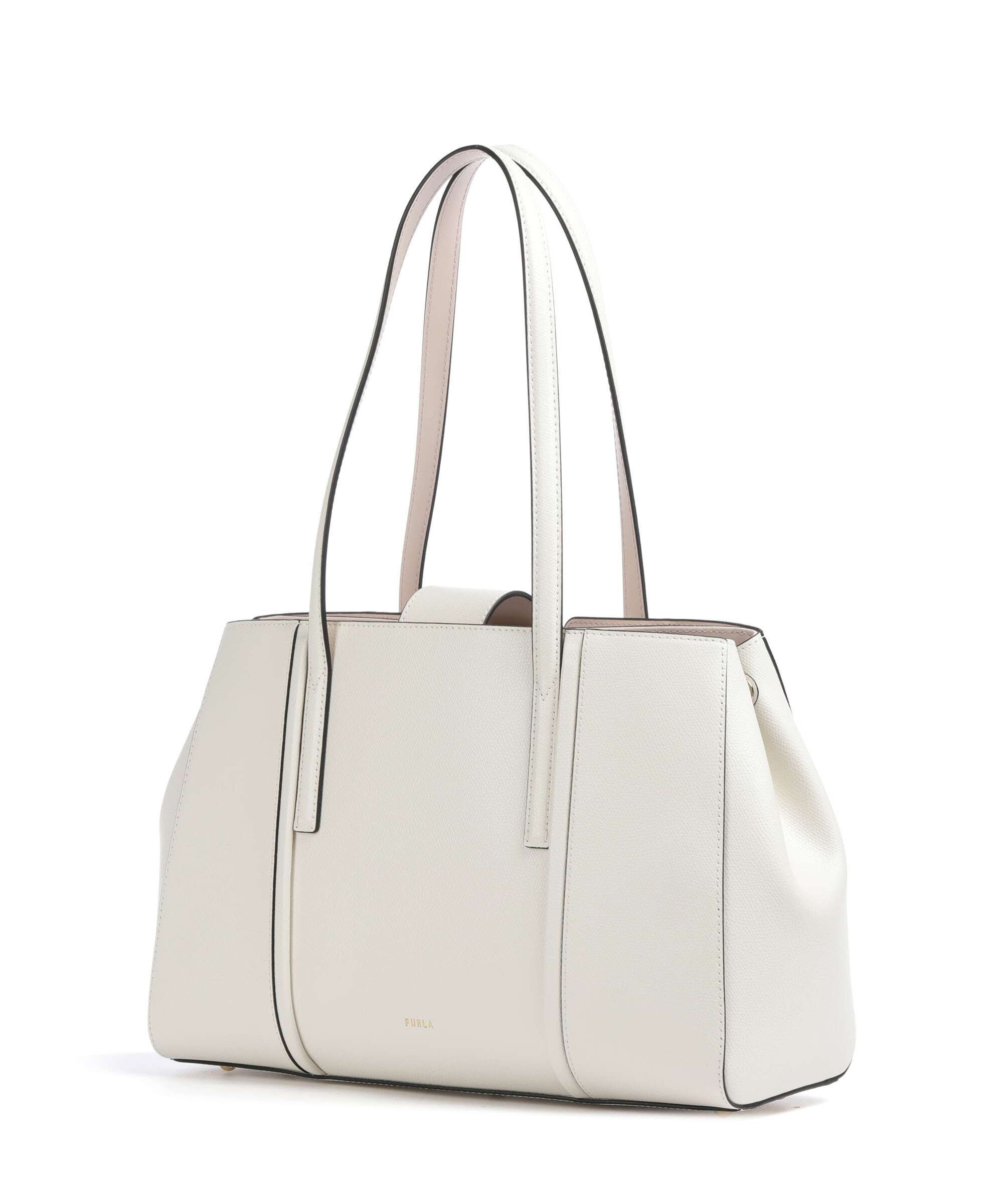 Furla Riva L Tote bag panna