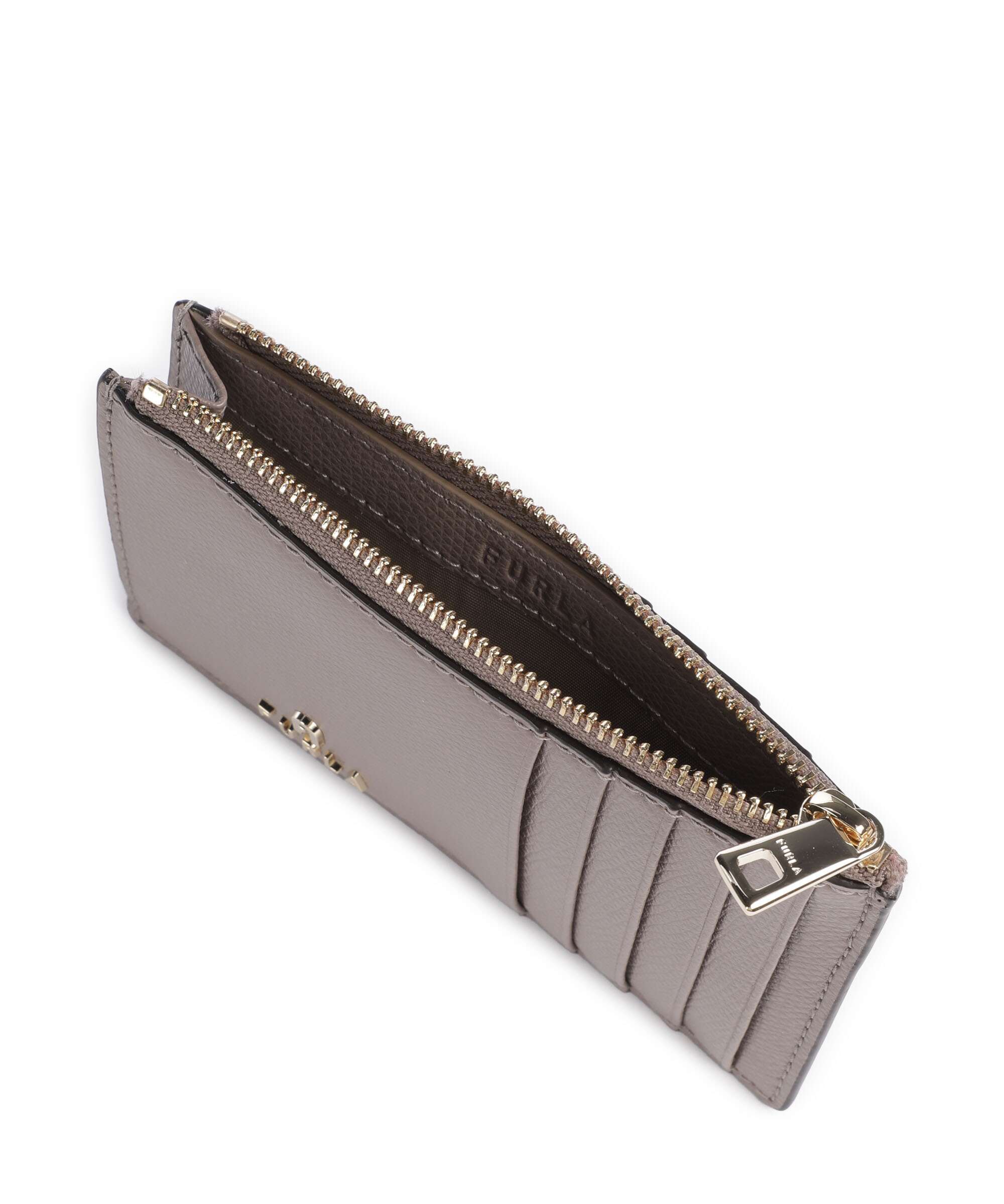 Furla Camelia M Credit card holder stucco gray