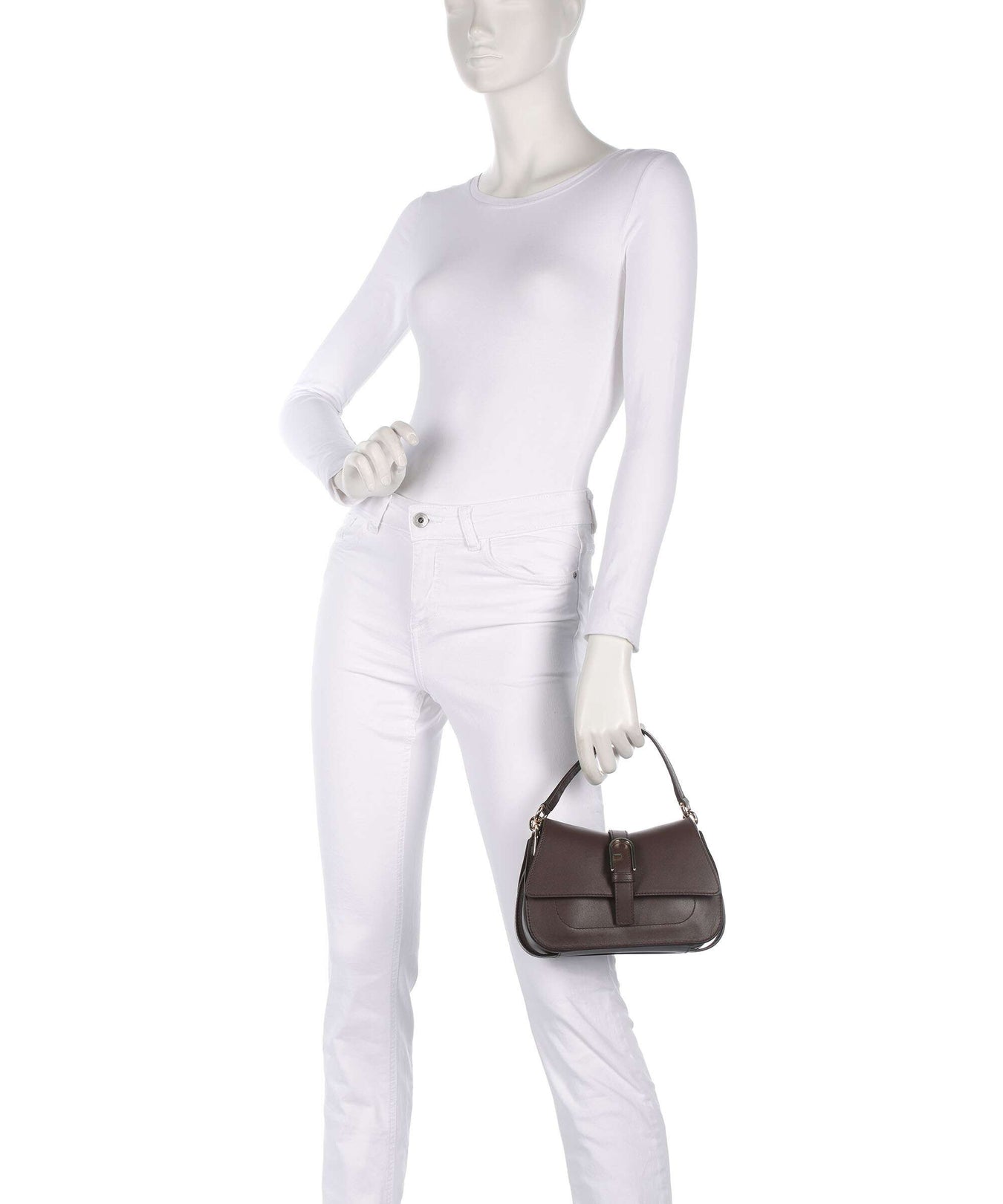 Furla Flow Mini Handbag espresso