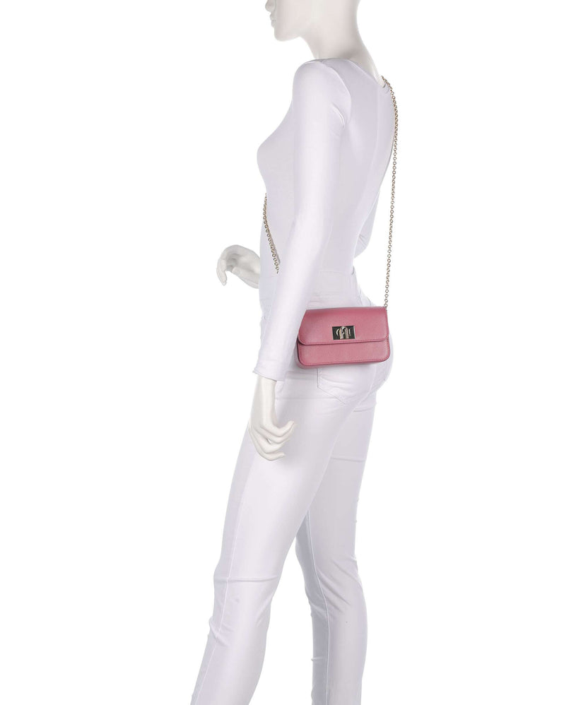 Furla 1927 Mini Crossbody bag blush pink/earl grey