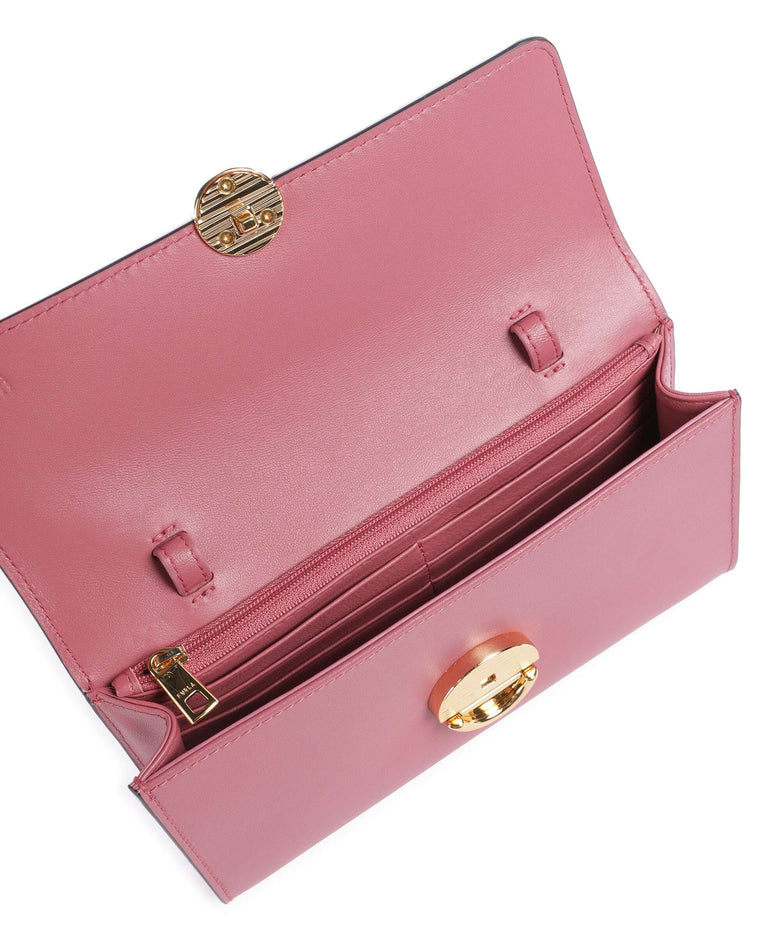 Furla Sfera Crossbody Wallet blush pink