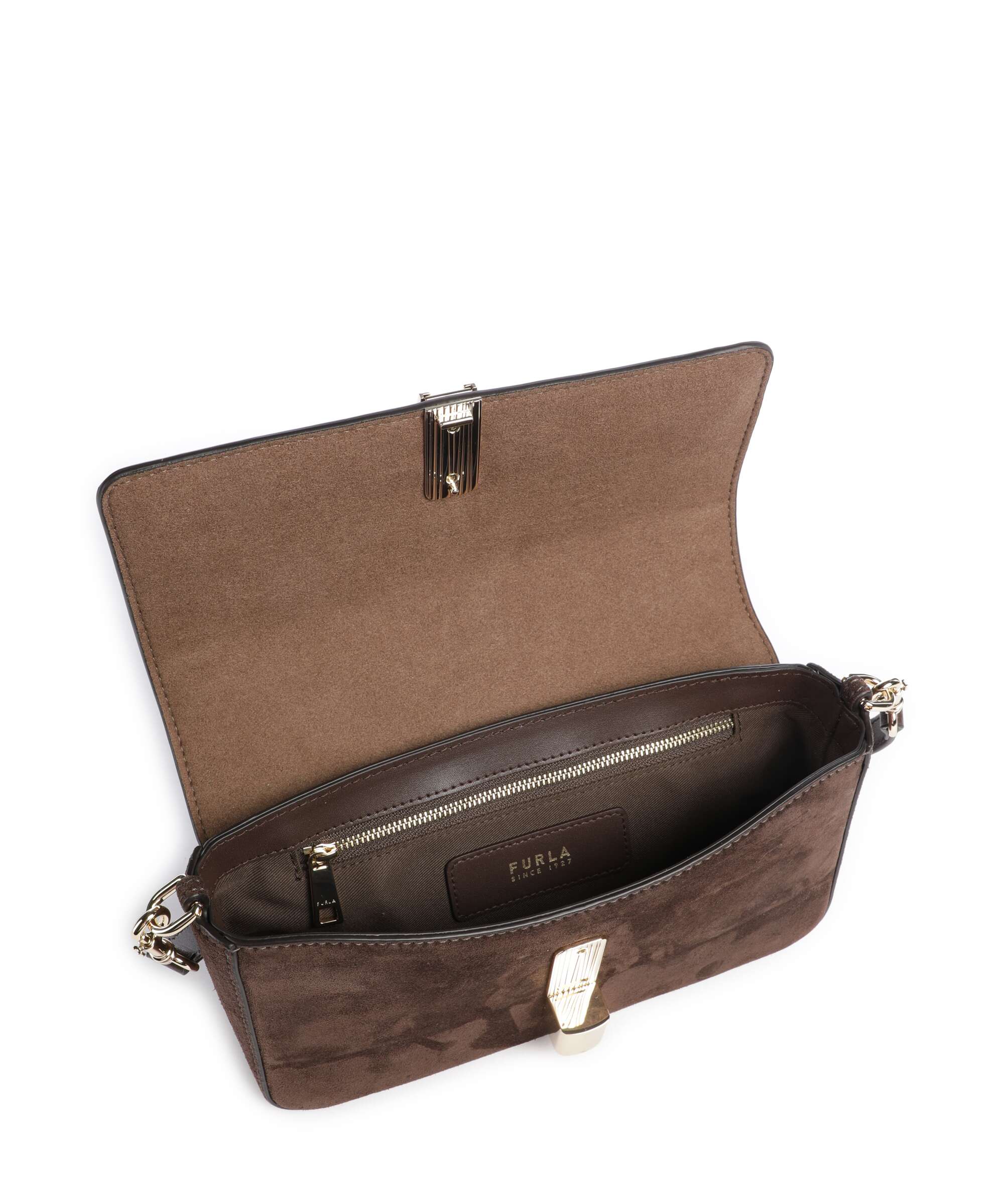 Furla Iride S Crossbody bag toni cioccolato