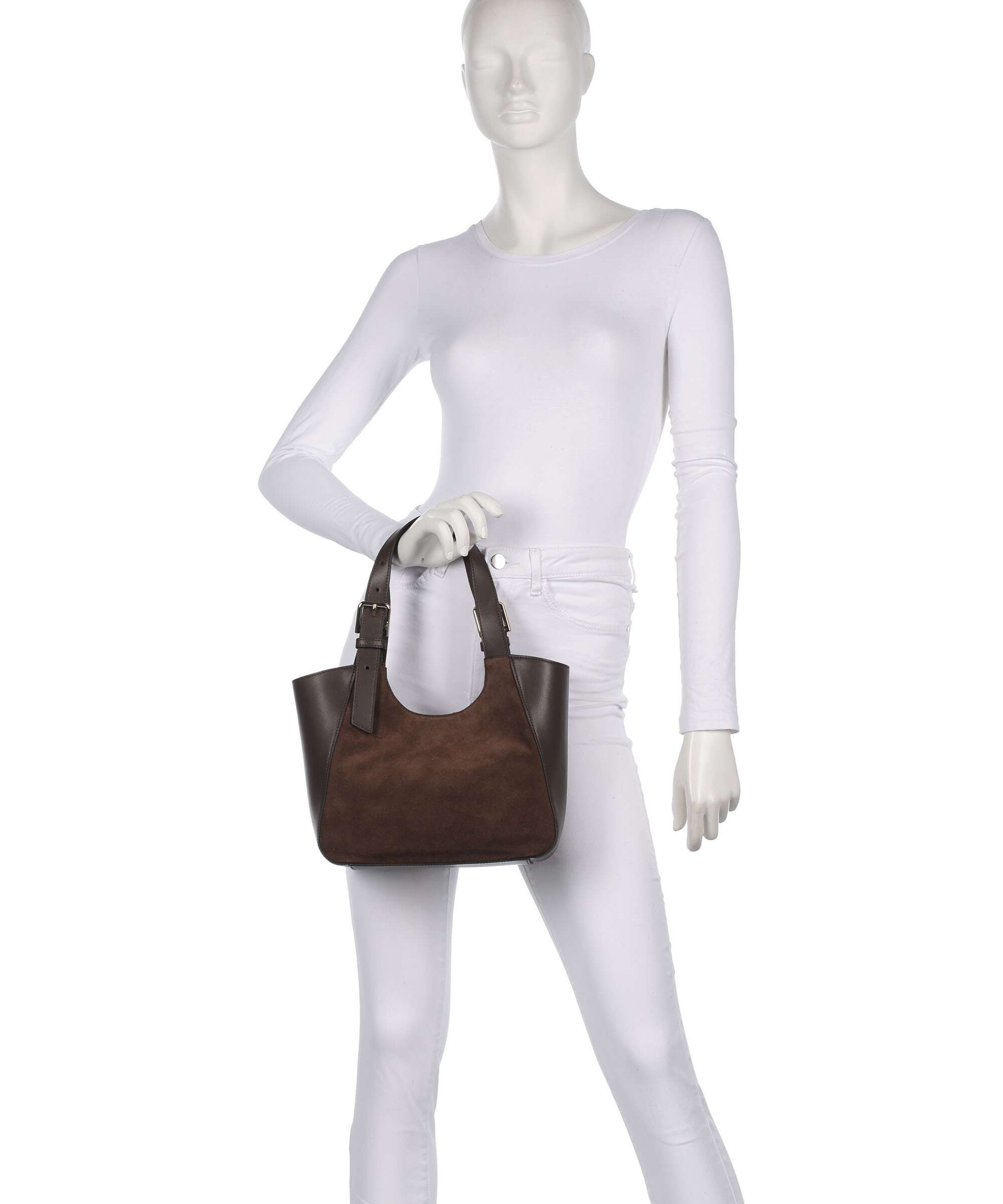 Furla Dora S Hobo bag toni cioccolato