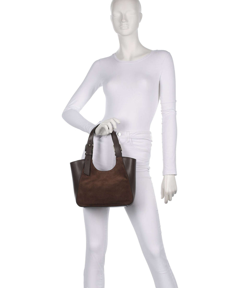 Furla Dora S Hobo bag toni cioccolato