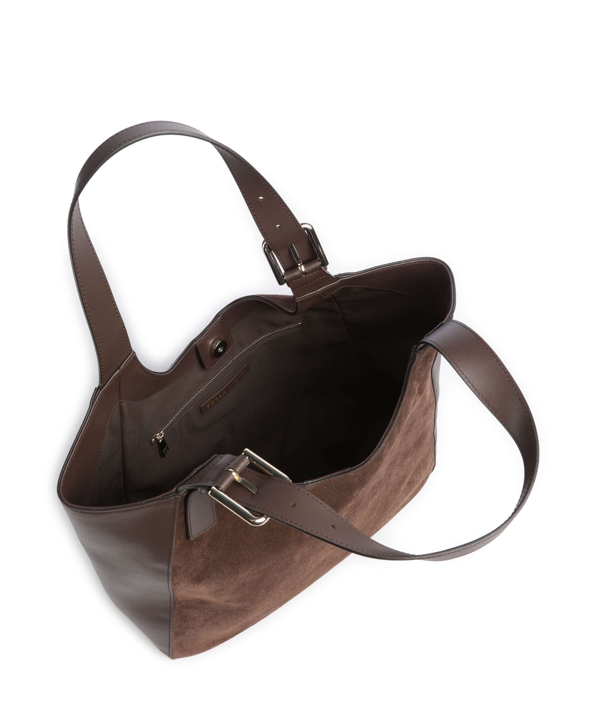 Furla Dora L Tote bag toni cioccolato