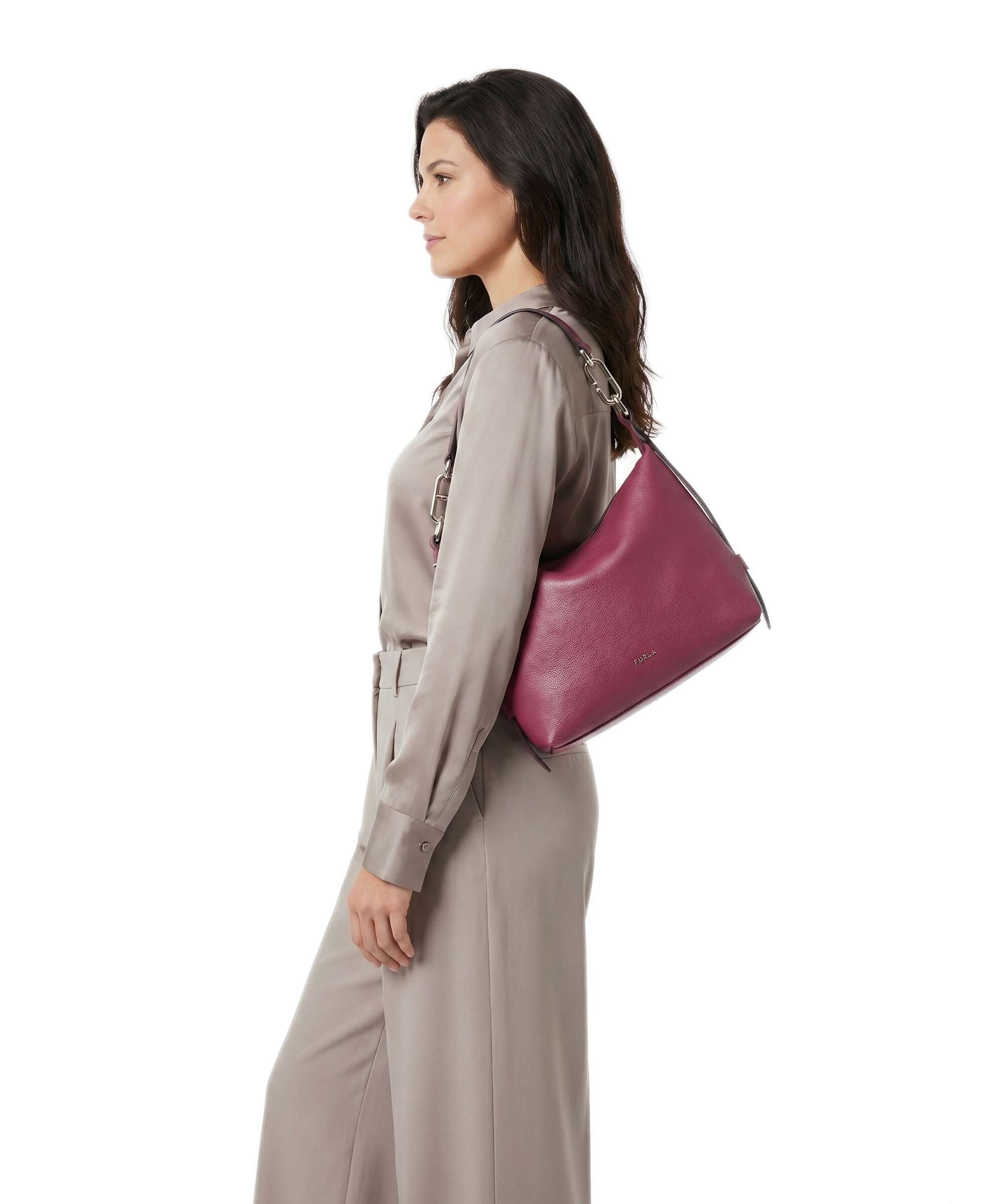 Furla Tonie Mini Shoulder bag rododendro