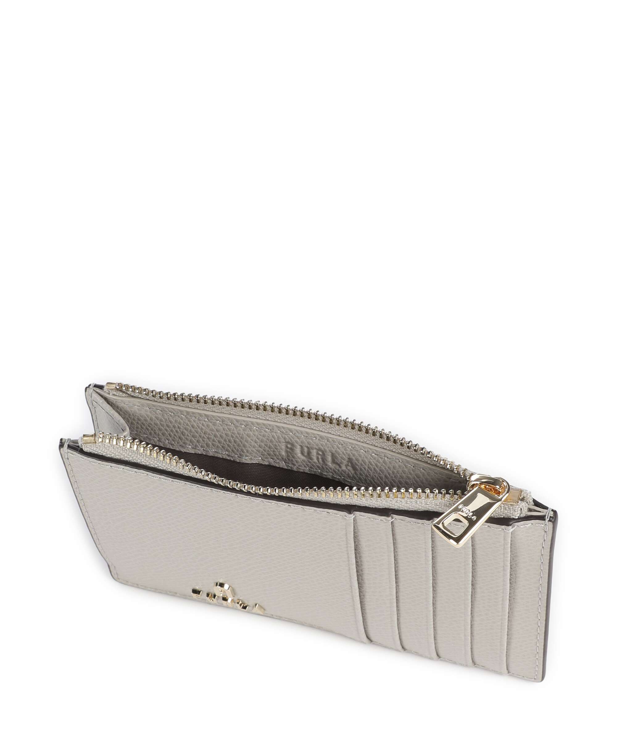 Furla Camelia M Credit card holder stone gray