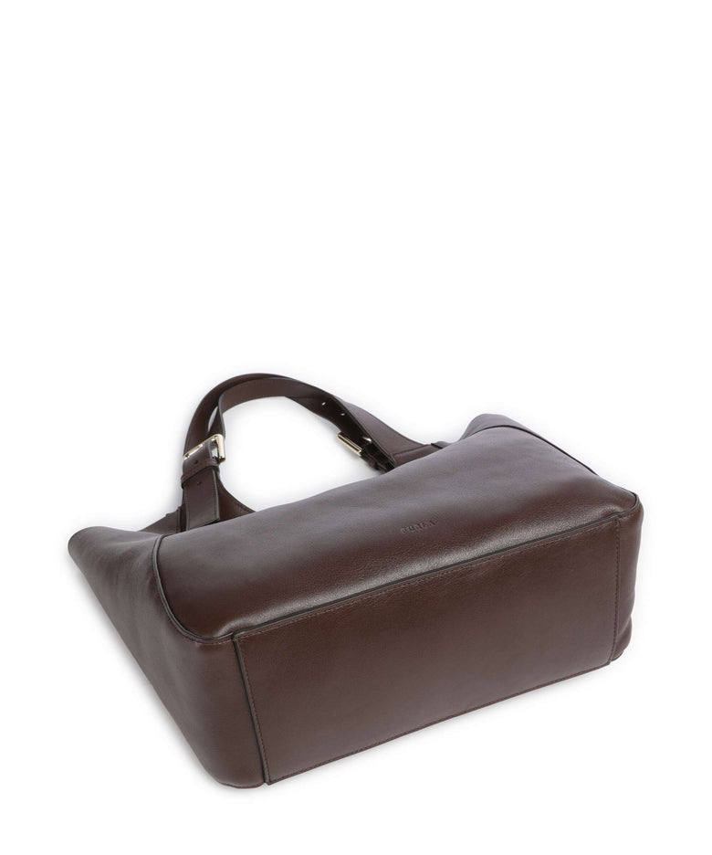 Furla Dora M Hobo bag dark cioccolato